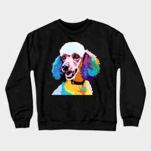 Poodle Pop Art - Dog Lover Gifts Crewneck Sweatshirt